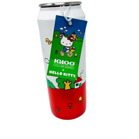 Hello Kitty Igloo Retro Stainless Steel Tumbler Can - Picture 3 of 9
